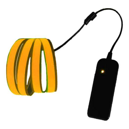 Ljudaktiverad Neon LED-Slinga - Orange