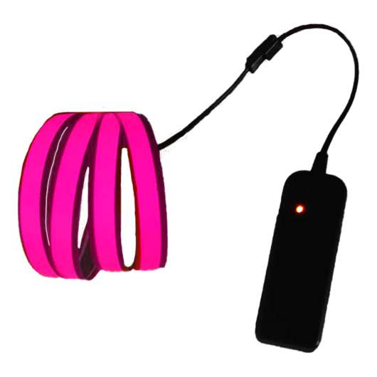 Ljudaktiverad Neon LED-Slinga - Rosa