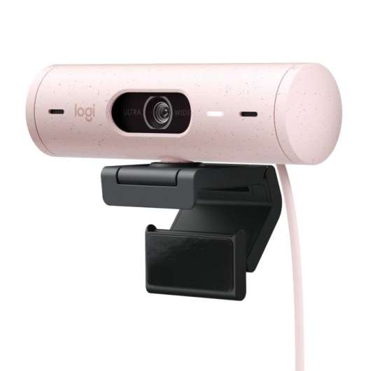 Logitech Brio 500 Webbkamera med USB-C-anslutning Rose