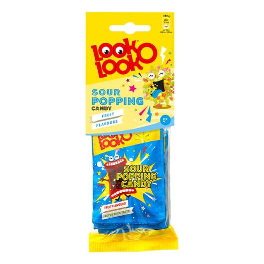 Look-O-Look Sour Popping Godis - 24 gram