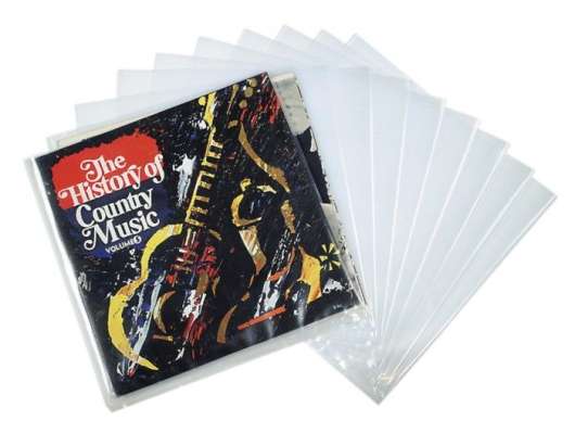 LP-fodral Plastfickor för vinyl 10-pack