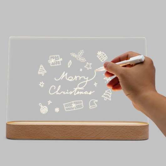 Luxorparts Akryl-LED-tavla för meddelanden och teckningar Stor