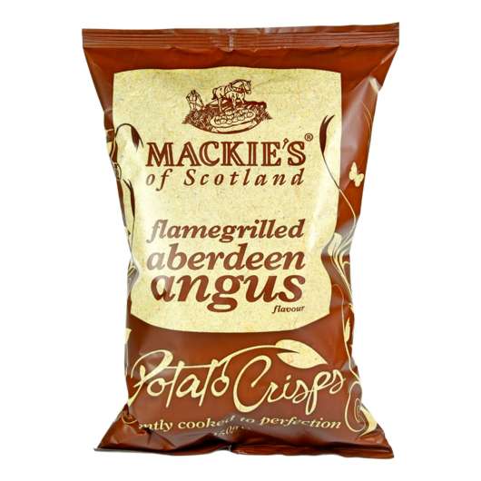 Mackies Flamegrilled Aberdeen Angus Chips - 150 gram