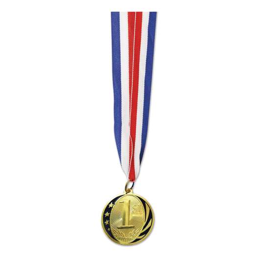 Medalj 1:a plats med Band