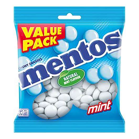 Mentos Mint Mix i Påse - 135 gram