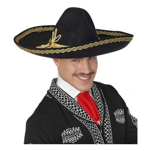 Mexikansk Sombrero Deluxe - One size