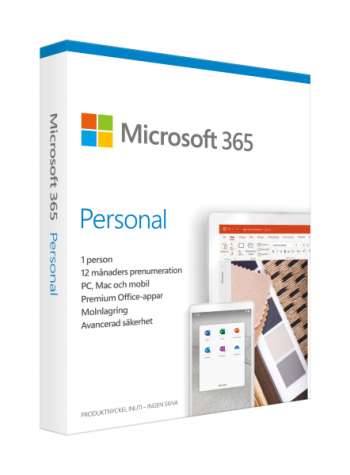 Microsoft 365 Personal - 1 år / 1 person