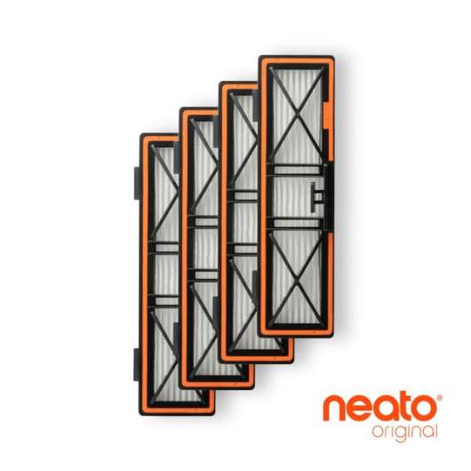 Neato HEPA Filters for D-Shape Series 4-Pack