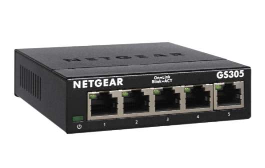 Netgear GS305v3 - 5-Port / Gigabit Switch / Unmanaged