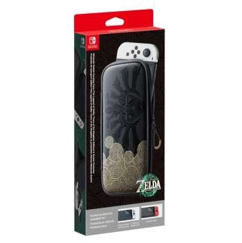 Nintendo Zelda TotK Edition-väska och skärmskydd till Nintendo Switch
