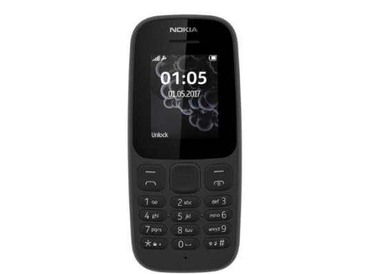 Nokia 105 Dual-Sim - Svart