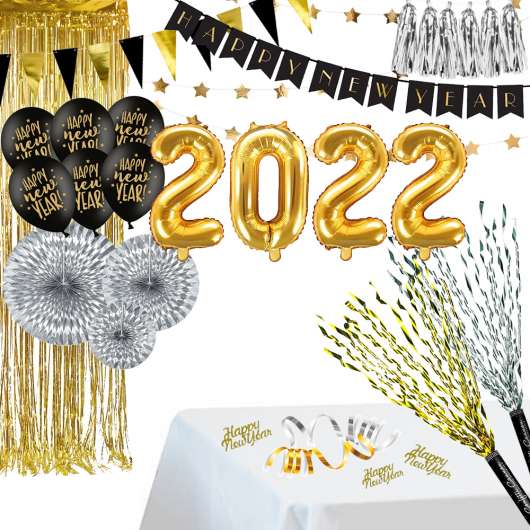 Nyår 2022 Dekorationspaket Deluxe