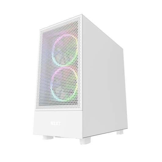 NZXT H5 Flow RGB White Chassi
