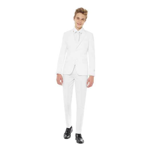 OppoSuits Teen White Knight Kostym - 134/140