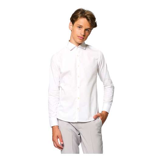 OppoSuits Teen White Knight Skjorta - 158/164