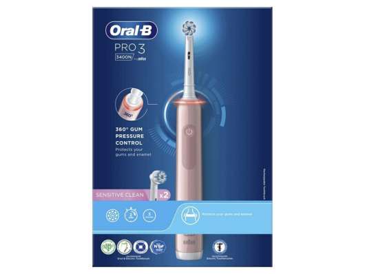 Oral-B Pro3 3400N Pink Sensi