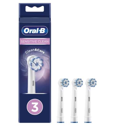Oral-B Sensitive Clean & Care Tandborsthuvud 3-pack