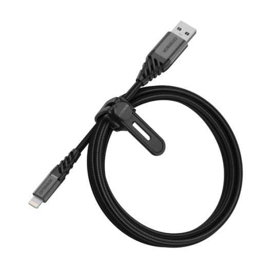 Otterbox premium cable usb a-lightning 1m - black
