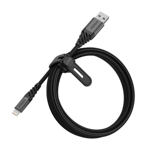 Otterbox premium cable usb a-lightning 2m - black