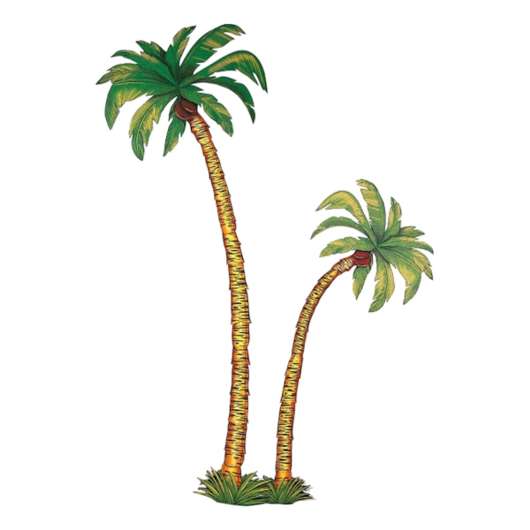 Palmträd i Papp