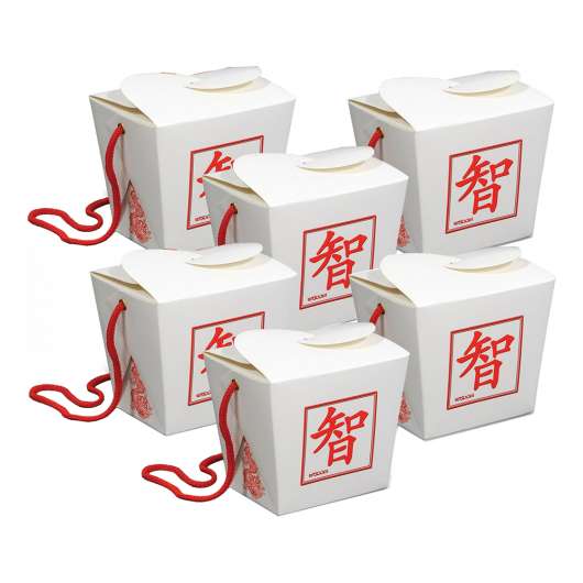 Pappersboxar Asian - 6-pack
