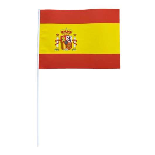Pappersflagga Spanien - 1-pack