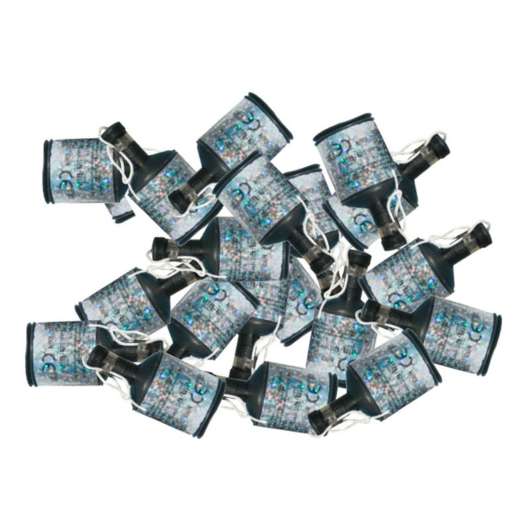Party Poppers Silver - 25-pack