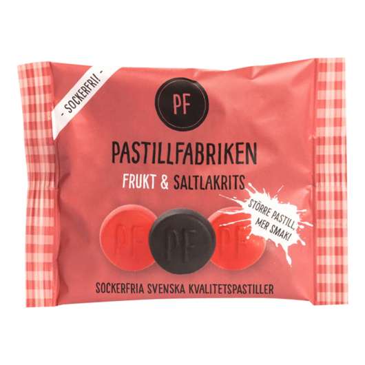 Pastillfabriken Frukt & Saltlakrits Påse - 25 gram