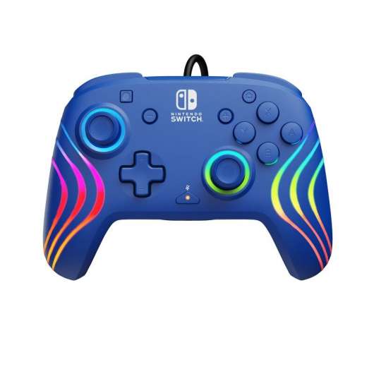 PDP Afterglow Wave Wired Controller - Blue