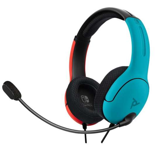 Pdp lvl40 wired stereo headset - joycon blue/red