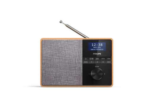 Philips bärbar radio TAR5505 - Dual Alarm, FM tuner, Sleep timer, Battery back-up