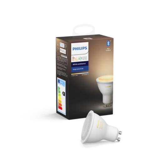 Philips Hue Ambiance Smart LED-lampa GU10 350 lm 1-pack