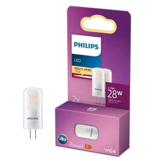 Philips LED-lampa G4 315 lm 2-pack