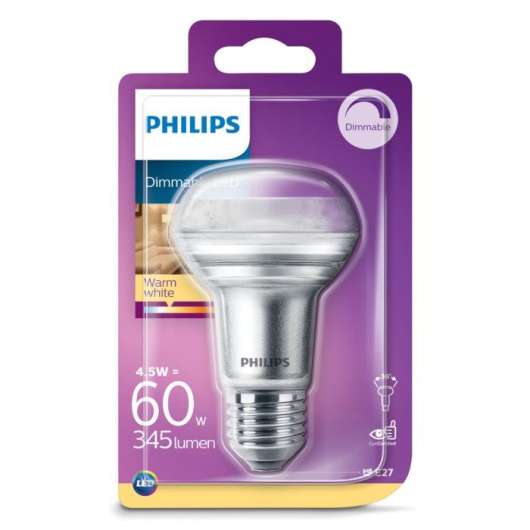 Philips LED-lampa Reflektor E27 345 lm