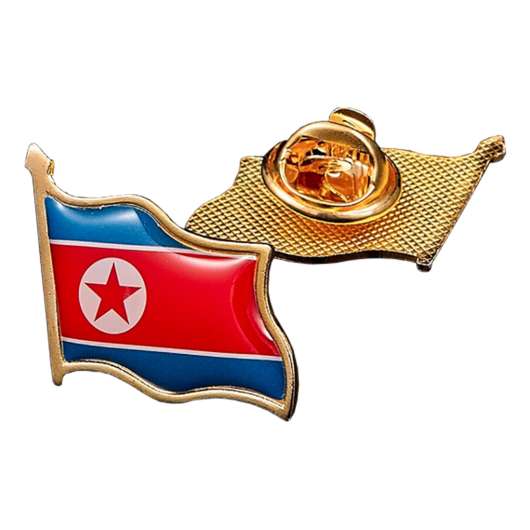 Pin Flagga - Nordkorea