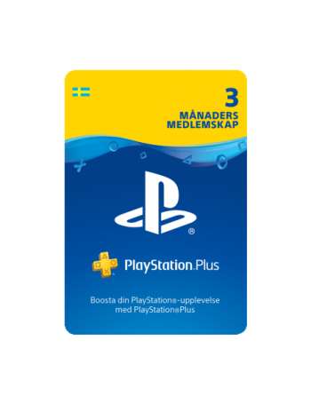 PlayStation Plus 90 dagars Abonnemang (Sverige