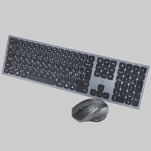Plexgear MK123 Trådlöst tangentbord och mus