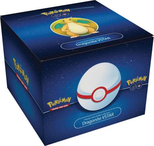 Pokemon Sword & Shield 10.5: Pokémon GO Premium Dragonite Deck Holder Collection