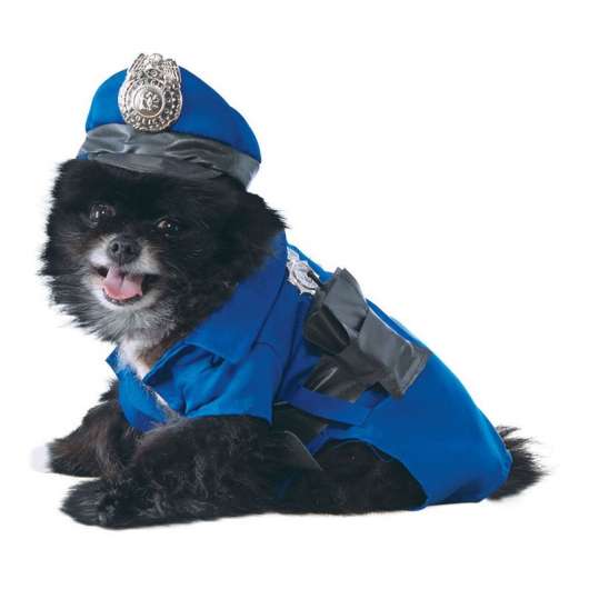 Polis Hund Maskeraddräkt - Medium