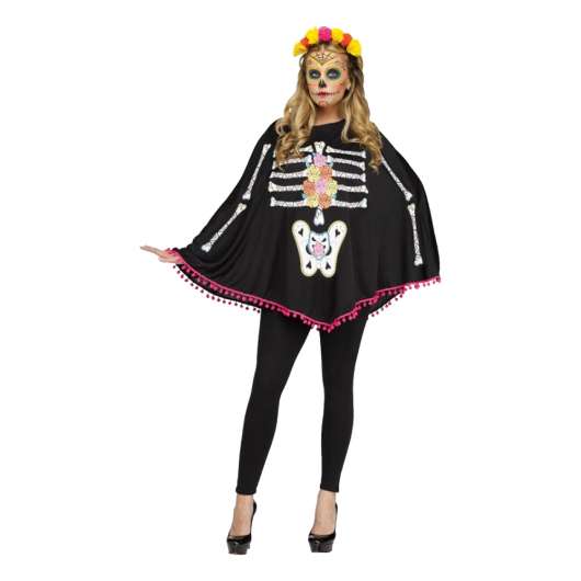 Poncho Day Of The Dead
