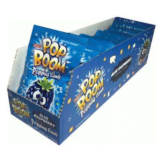 Pop Boom Blue Raspberry - 24-pack