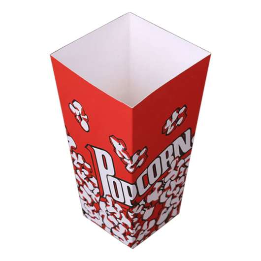 Popcornbägare - Röda
