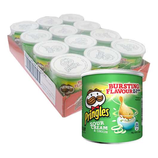 Pringles Sourcream & Onion Mini - 12-pack