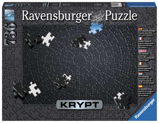 Ravensburger Pussel Krypt Black (736-bitar)