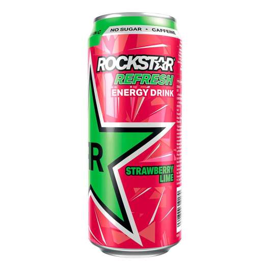 Rockstar Refresh Strawberry Lime - 50 cl