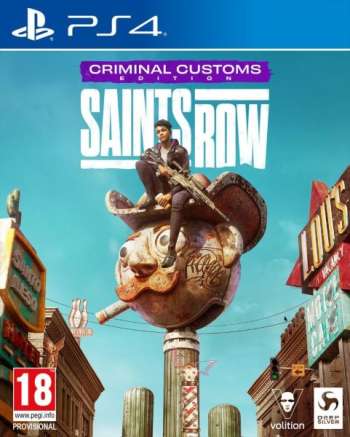 Saints Row (Criminal Customs Edition) (PS4) + Förbokningserbjudande - Nyckelring