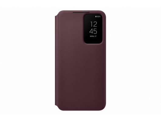 Samsung Galaxy S22+ Smart Clear View Cover - Burgundy