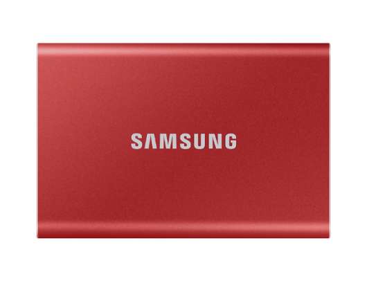 Samsung Portable SSD T7 500GB (USB 3.2) - Röd