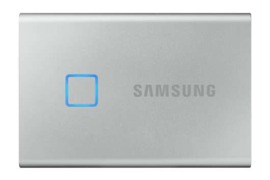 Samsung Portable SSD T7 Touch 500GB (USB 3.2) - Silver