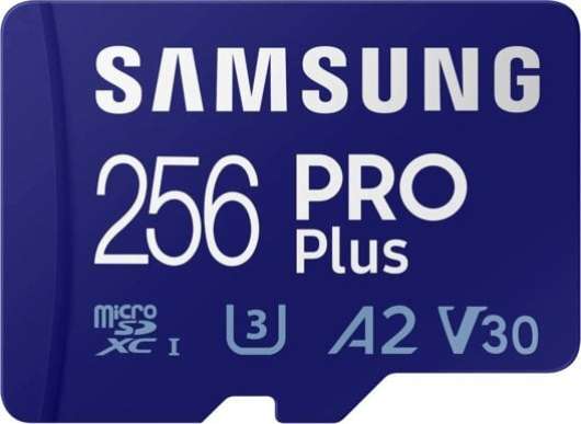 Samsung Pro Plus microSDXC Class 10 UHS-I U3 256GB